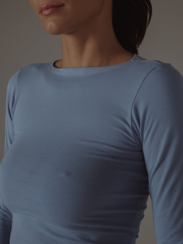 SIMPLY LONG SLEEVE - BABY BLUE