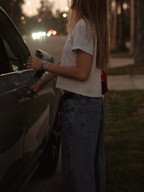 DUST SLEEVE T-SHIRT - GRAY JASPE