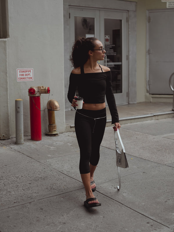 BLAZE SEAMLESS CAPRI - SHADOW