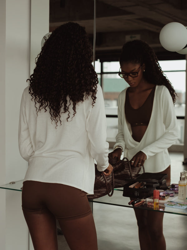 KNIT & KNOT CARDIGAN - SOFT WHITE