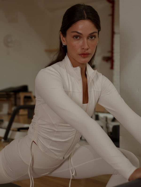 BBL SCULPT JACKET - IVORY