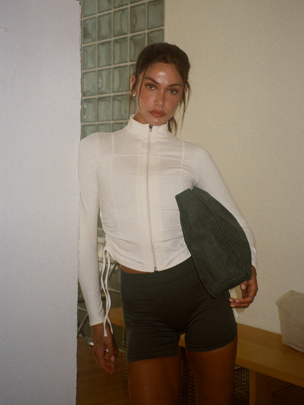 BBL SCULPT JACKET - IVORY