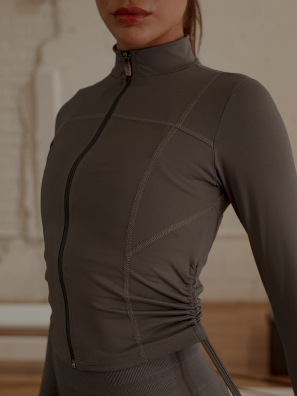 BBL SCULPT JACKET - TAUPE