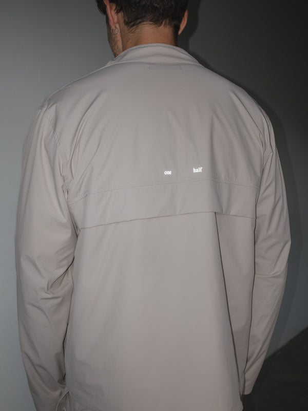 LIGHTWEIGHT TAKEAWAY JACKET - ASH