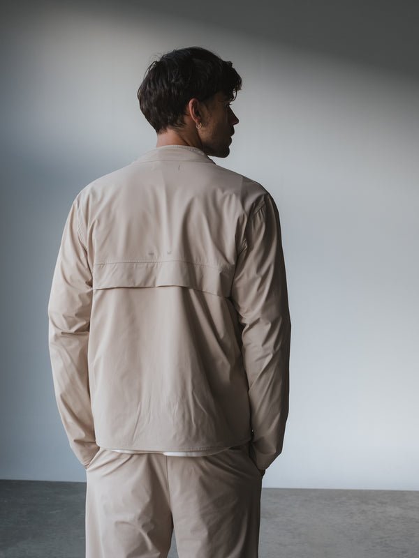 LIGHTWEIGHT TAKEAWAY JACKET - ASH