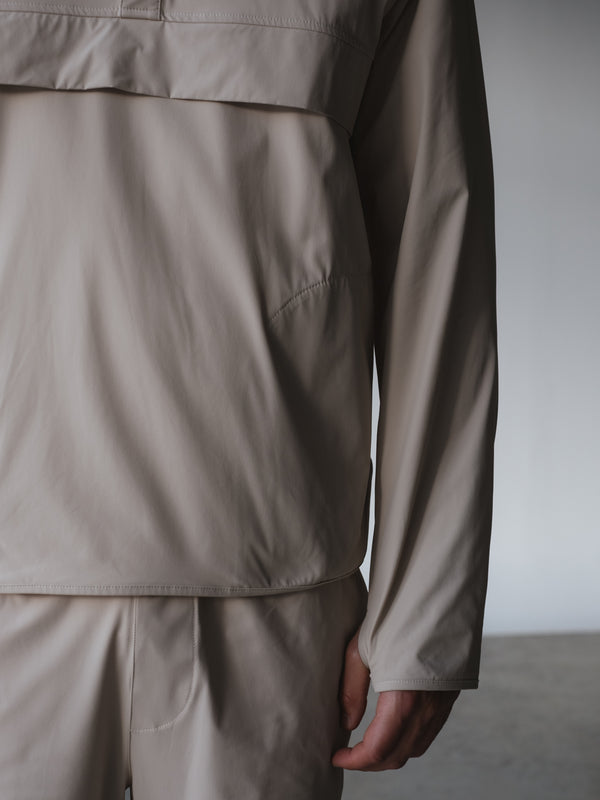 LIGHTWEIGHT TAKEAWAY JACKET - ASH