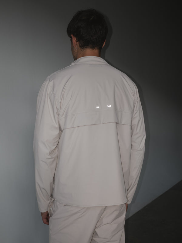 LIGHTWEIGHT TAKEAWAY JACKET - ASH