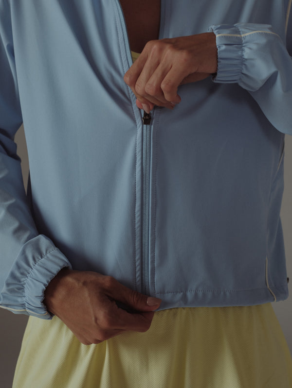 LINE WINDBREAKER JACKET - BABY BLUE