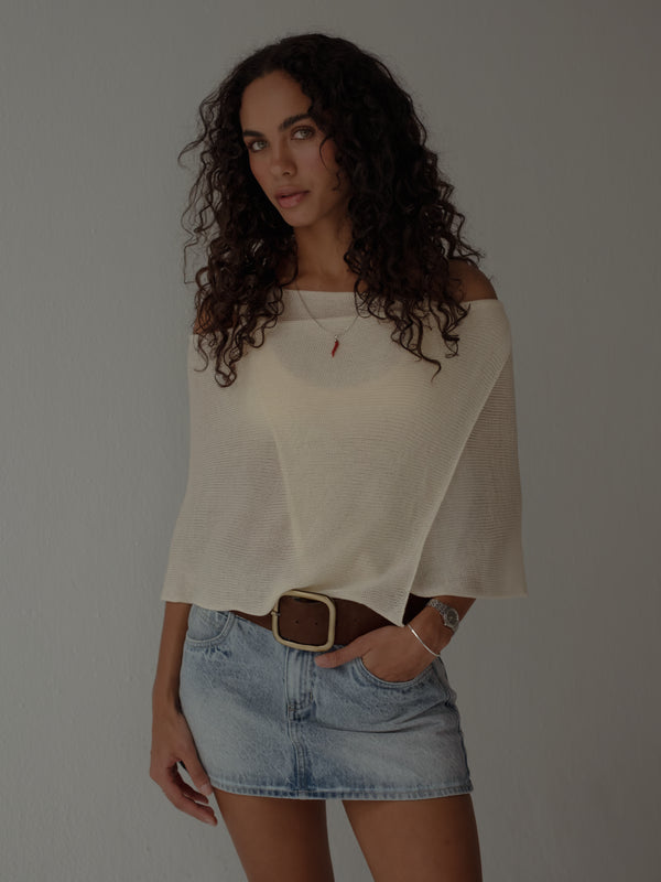 SUEDE BIG BELT - SEPIA