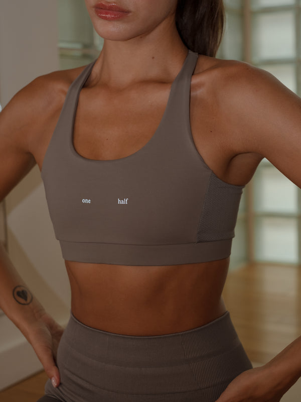 HIKING CROP TOP - TAUPE