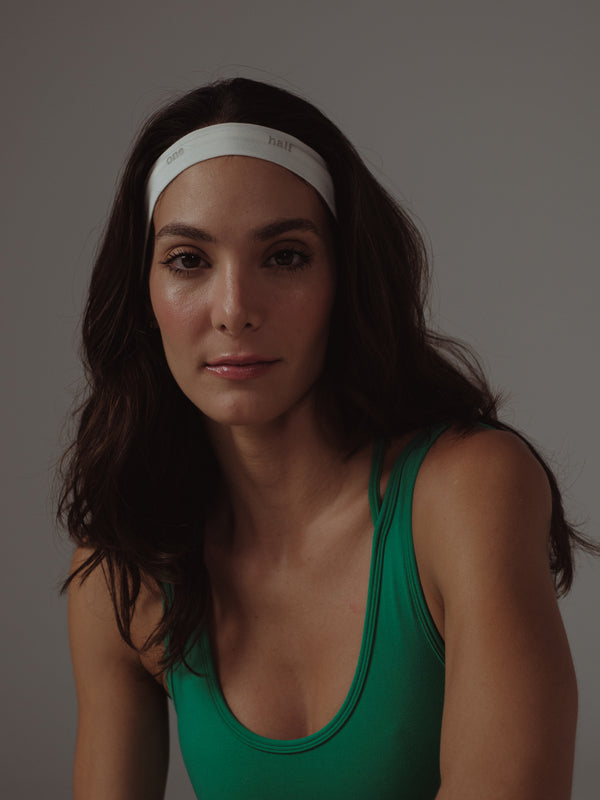 SLIM HEADBAND - SOFT WHITE