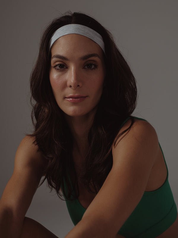 SLIM HEADBAND - CREAMY GRAY