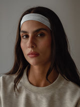 SLIM HEADBAND - CREAMY GRAY