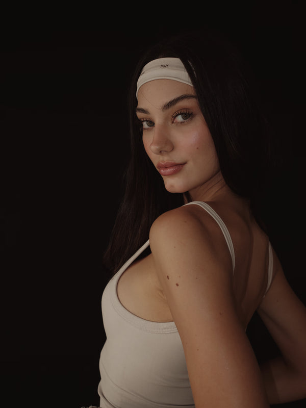 SEAMLESS HEADBAND - NATURAL