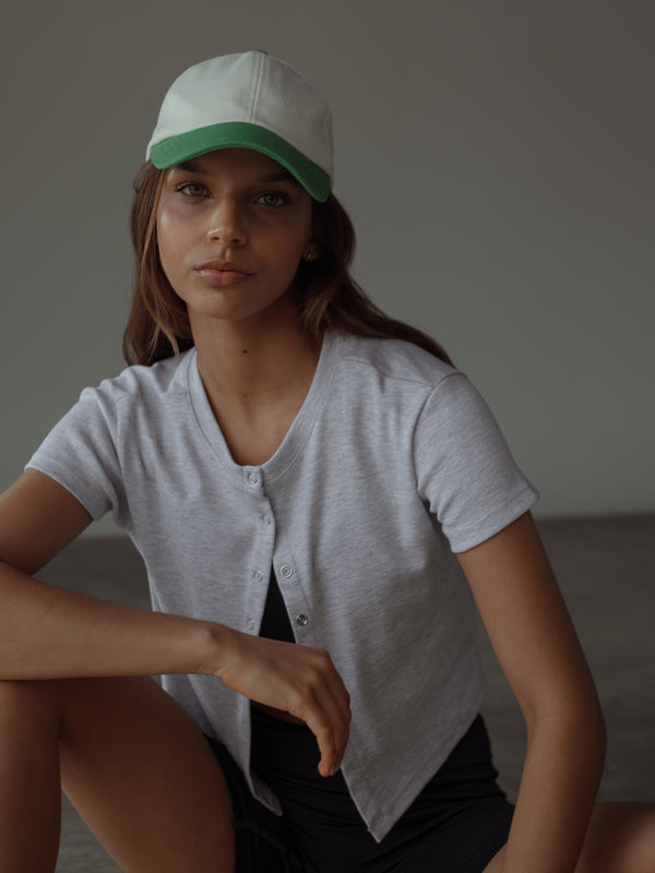 CLUB DRILL CAP - BRIGHT GREEN