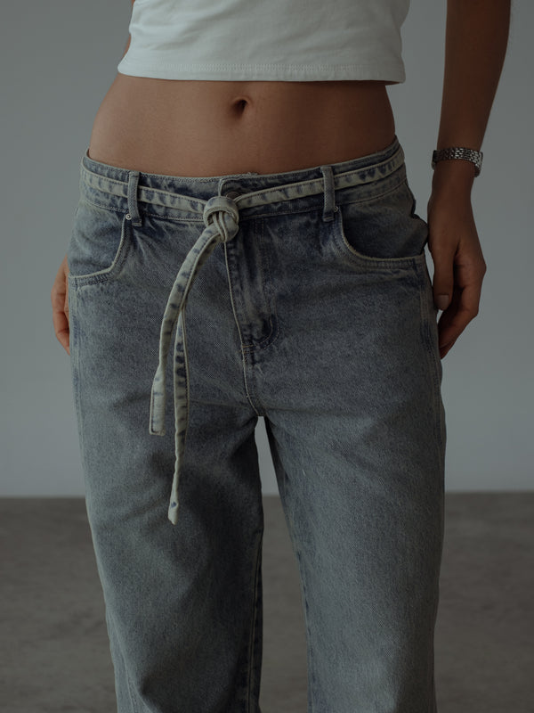 LOOSE CORD JEAN - DIRTY WASH CLEAR BLUE