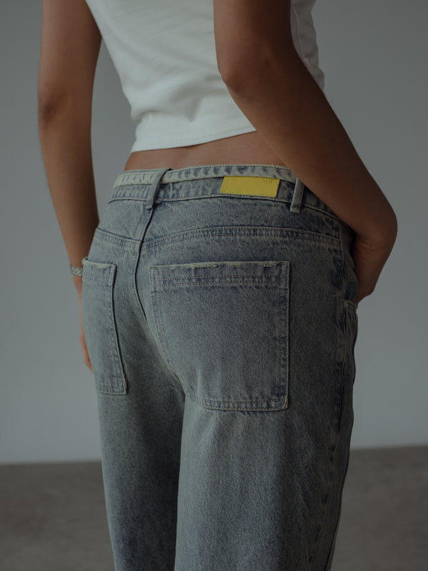 LOOSE CORD JEAN - DIRTY WASH CLEAR BLUE