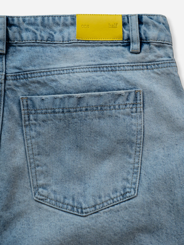 LONG BARREL JEAN - OLD LIGHT BLUE