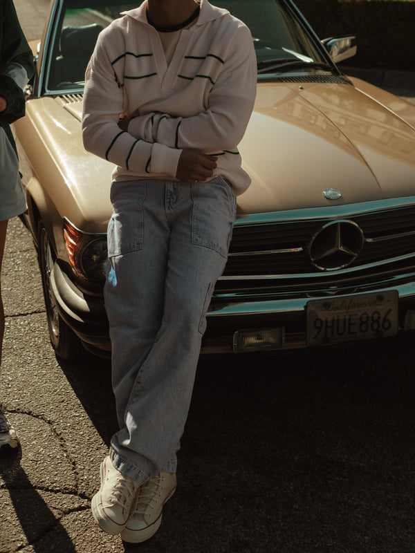 MEN CARGO JEAN - LIGHT BLUE