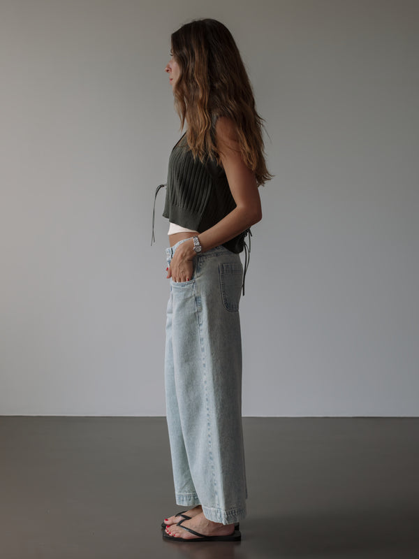 THE CULOTTE CLASSIC JEAN - NEW SOFT BLUE