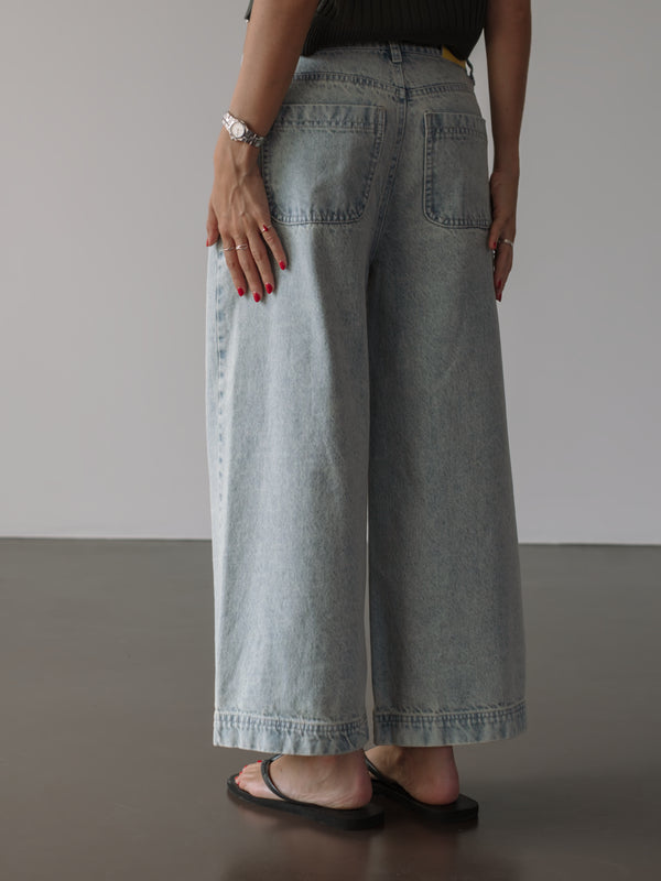 THE CULOTTE CLASSIC JEAN - NEW SOFT BLUE