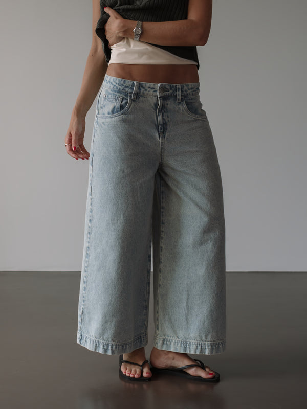 THE CULOTTE CLASSIC JEAN - NEW SOFT BLUE
