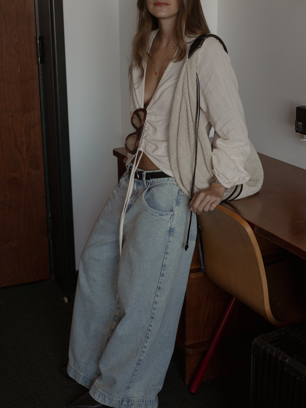 THE CULOTTE CLASSIC JEAN - NEW SOFT BLUE