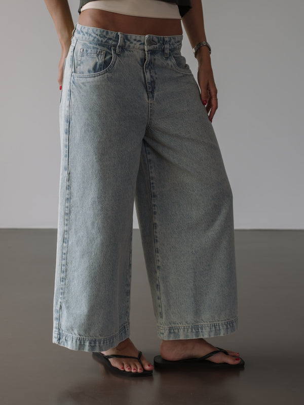 THE CULOTTE CLASSIC JEAN - NEW SOFT BLUE