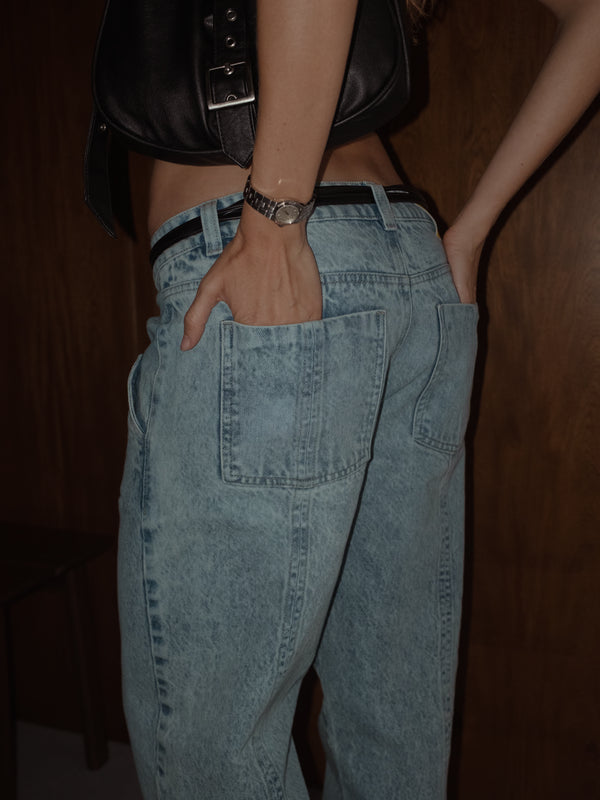 NOT SO MODEST JEAN - OLD LIGHT BLUE