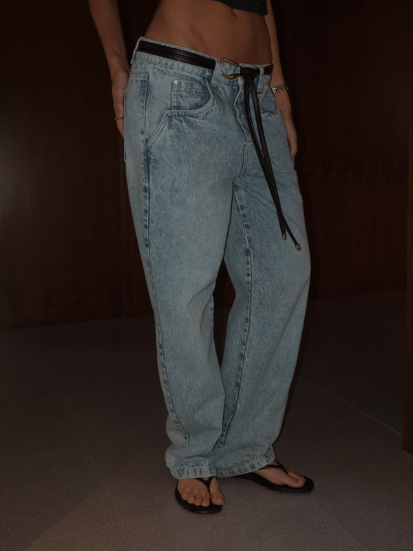 NOT SO MODEST JEAN - OLD LIGHT BLUE