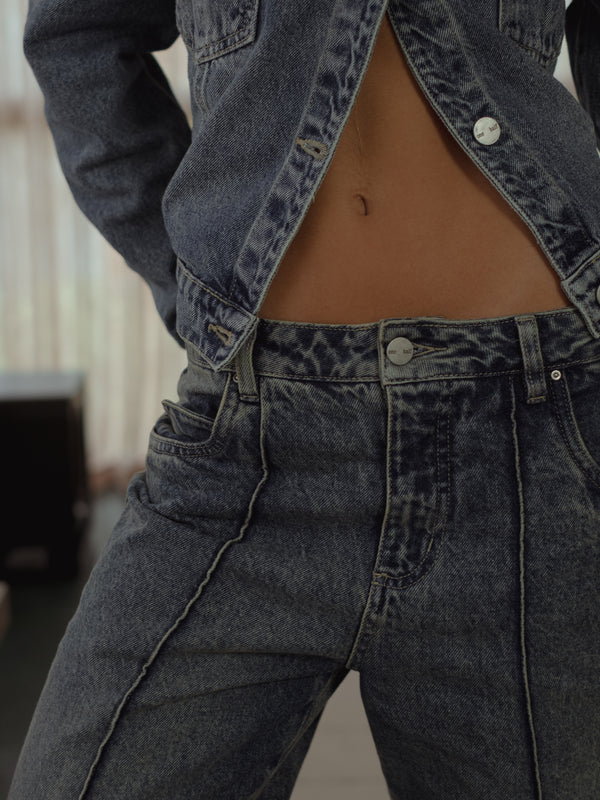 SLIM LINE JEAN - 20S DIRTY BLUE