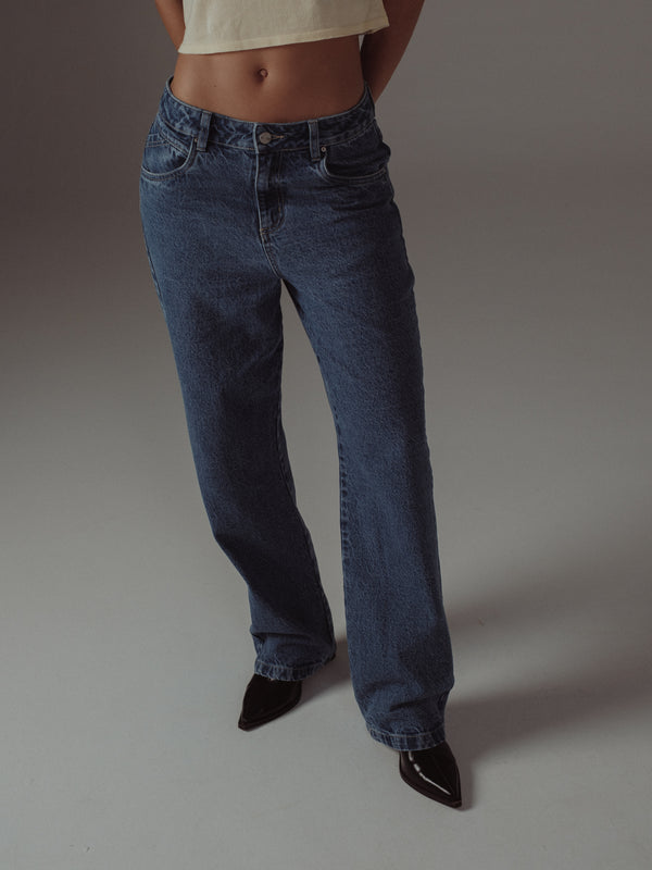 CAMPUS STRAIGHT JEAN - OLD SCHOOL BLUE