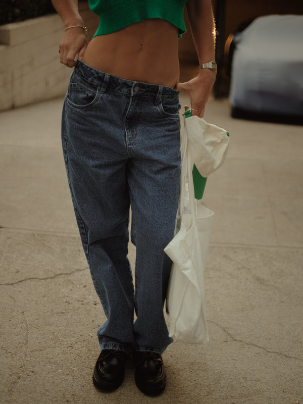 CAMPUS STRAIGHT JEAN - OLD SCHOOL BLUE