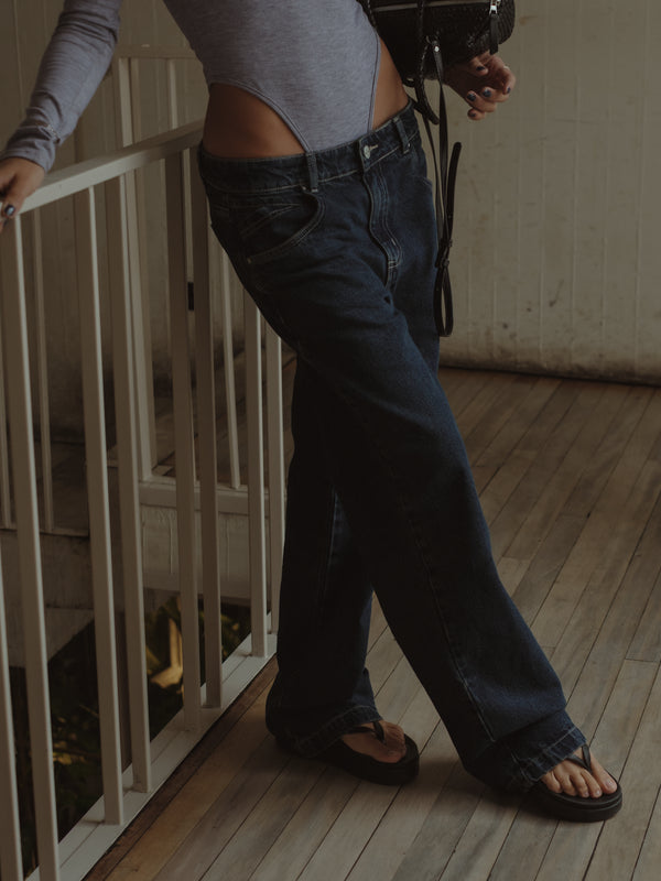 CAMPUS STRAIGHT JEAN - RAW DENIM