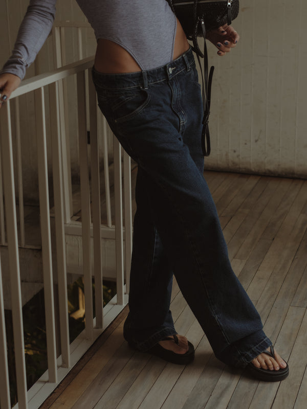 CAMPUS STRAIGHT JEAN - RAW DENIM