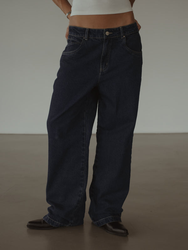 CAMPUS STRAIGHT JEAN - RAW DENIM