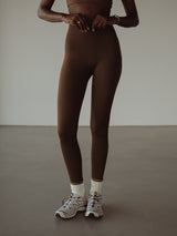 SHAPER SEAMLESS LEGGINGS - SEPIA