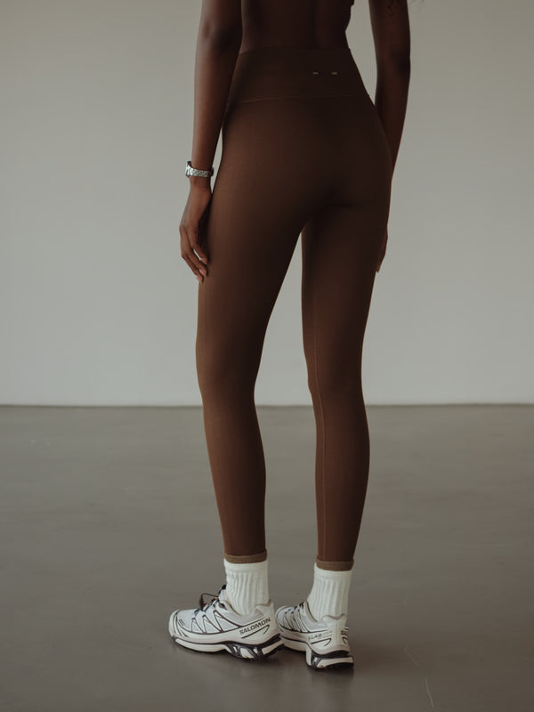 SHAPER SEAMLESS LEGGINGS - SEPIA