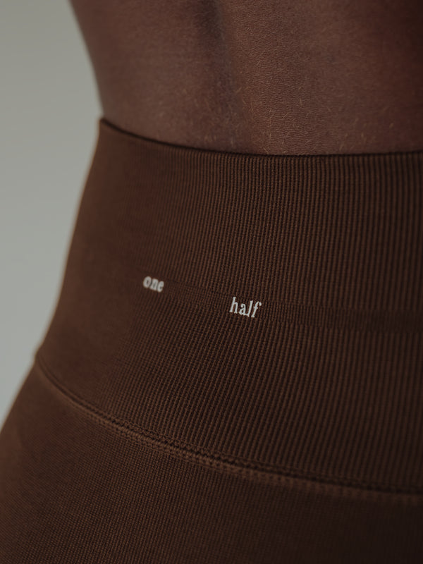 SHAPER SEAMLESS LEGGINGS - SEPIA