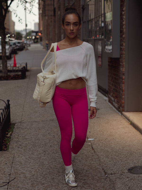 BLAZE SEAMLESS LEGGINGS - FUCSIA