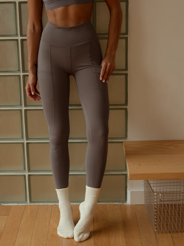 HIKING LEGGINGS - TAUPE