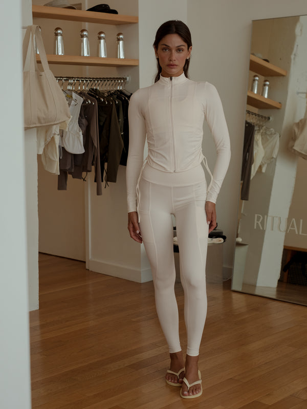 HIKING LEGGINGS - IVORY