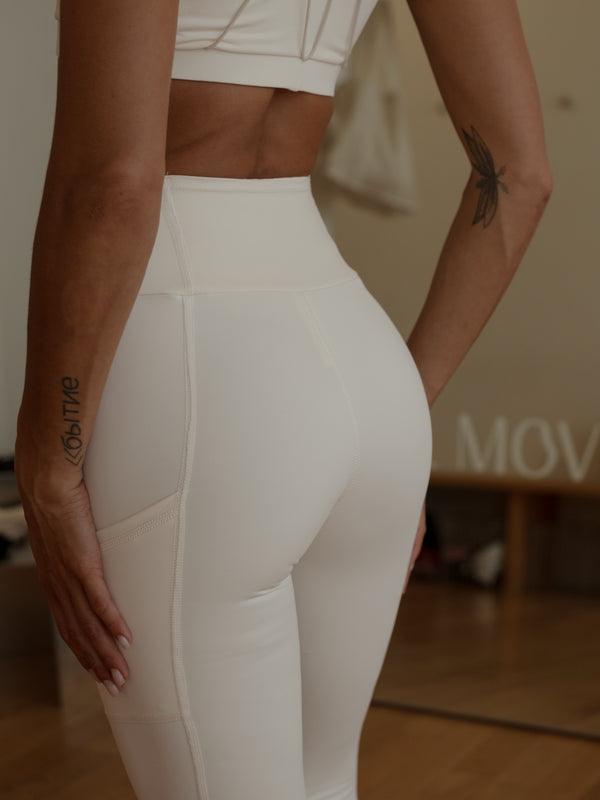 HIKING LEGGINGS - IVORY