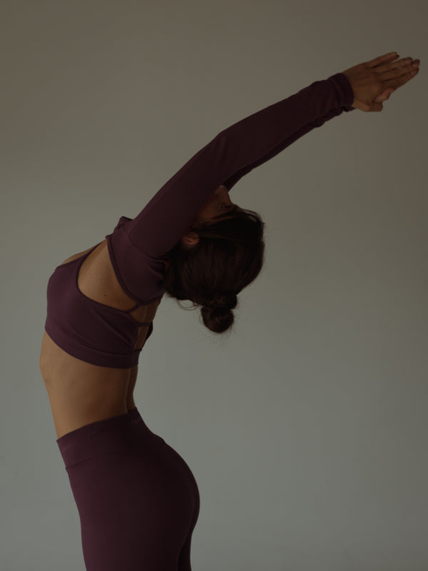 SEAMLESS SLEEVES - CRANBERRY