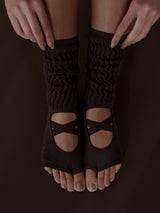 BALANCE GRIP SOCKS - BROWN