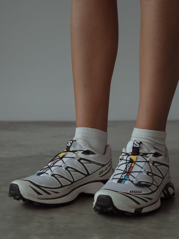 GIRLY SOCKS - SHINY WHITE