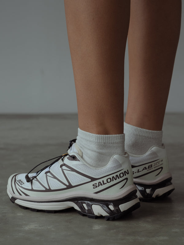 GIRLY SOCKS - SHINY WHITE