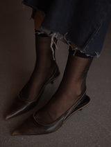MESH SOCKS - BLACK
