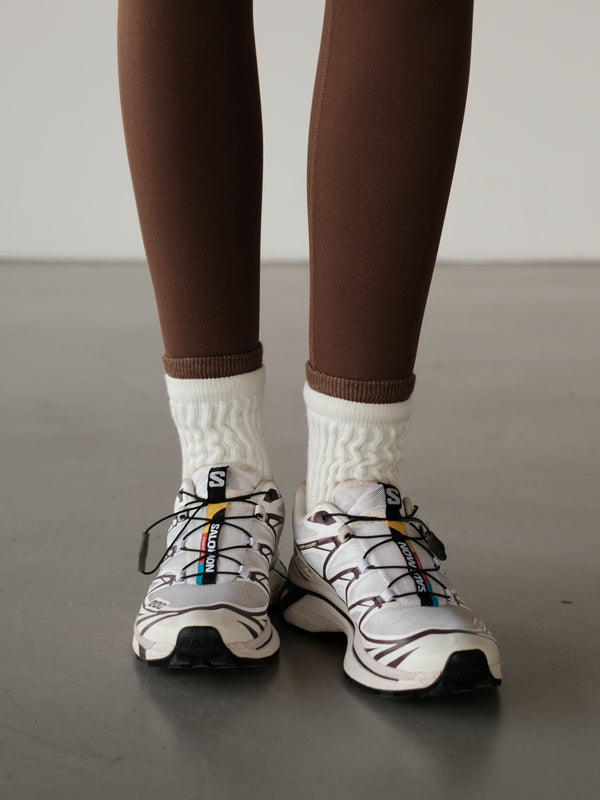 MIDI LAYERING SOCKS - CREAMY & SEPIA