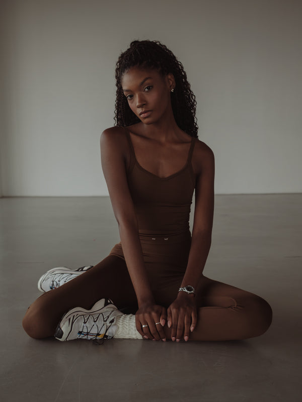 MIDI LAYERING SOCKS - CREAMY & SEPIA